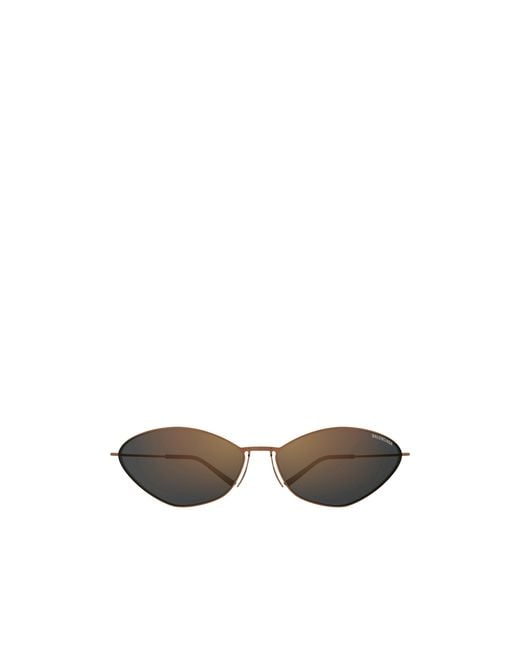 Balenciaga White Eyewear Cat-Eye Frame Sunglasses for men