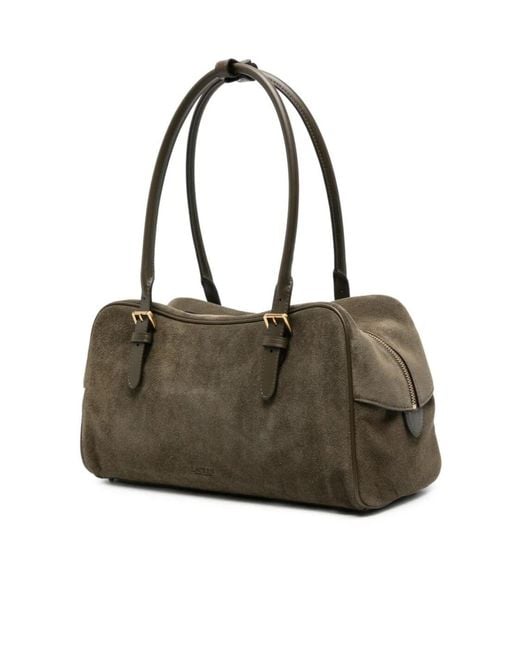 Ralph Lauren Brown Lauren Mrcy Large Shoulder Bag