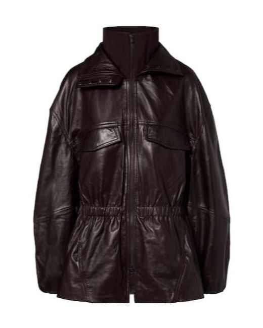 Frankie Shop Black Carnaby Leather Jacket