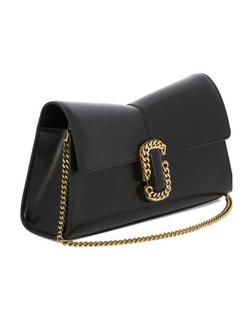 Marc Jacobs Black The St Marc Clutch Bag