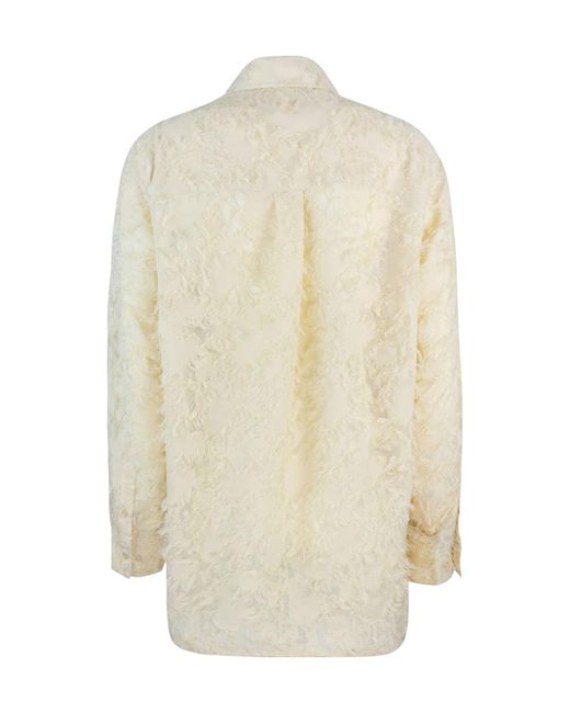 Samsøe & Samsøe White Long-Sleeved Shirt