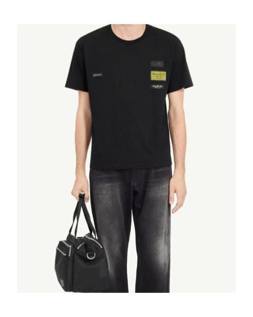 MM6 by Maison Margiela Black Label Patch T-Shirt for men