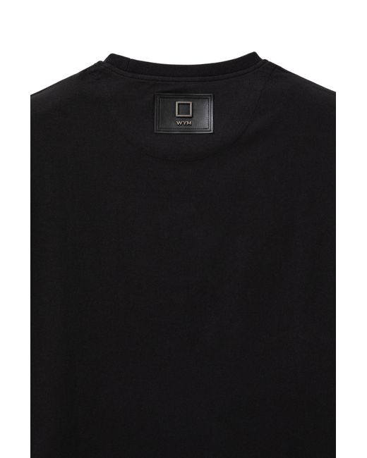 Wooyoungmi Black Logo Pattern T-Shirt for men