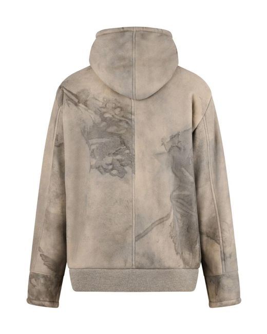 Prada Gray Caban Jacket for men