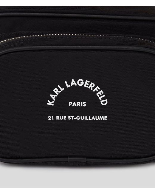 Karl Lagerfeld Black Rue St-Guillaume Shoulder Bag for men