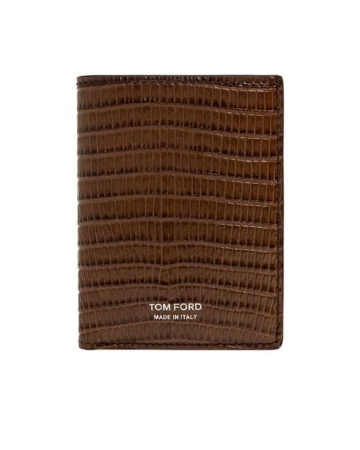 Tom Ford Brown Foldable Wallet for men