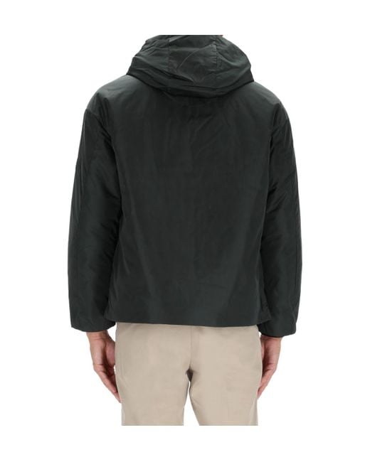 Premiata Black Hooded Zip-Up Jacket for men