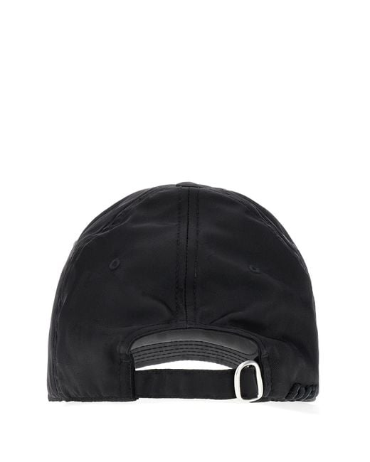 Off-White c/o Virgil Abloh Black Logo Embroidered Baseball Cap