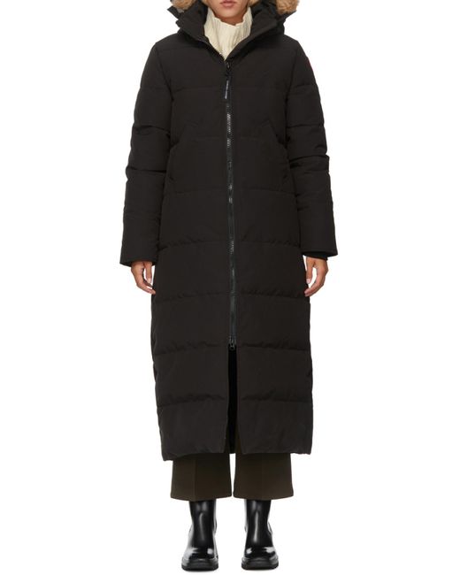 Canada Goose Black Hooded Down Jacket