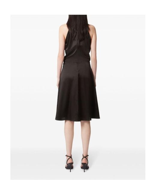 Nina Ricci Black Ruched-Detailing Dress