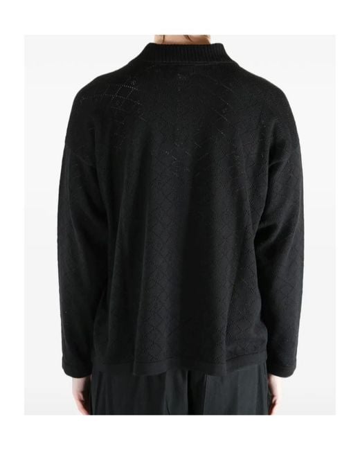 Bode Black Polo Shirts for men
