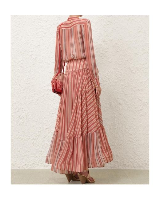 Zimmermann Pink Long-Sleeved Shirt