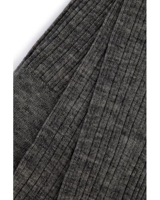 Brunello Cucinelli Black Over The Knee Socks