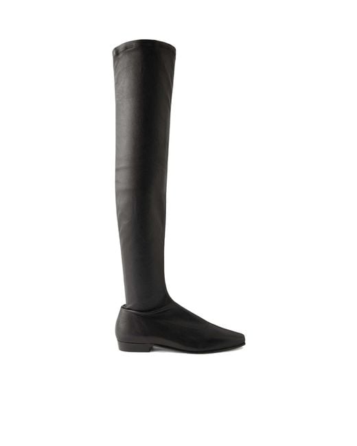 Staud Black Keith Leather Boots