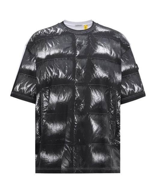 Moncler Black X Asap Rocky Logo Patch T-Shirt for men