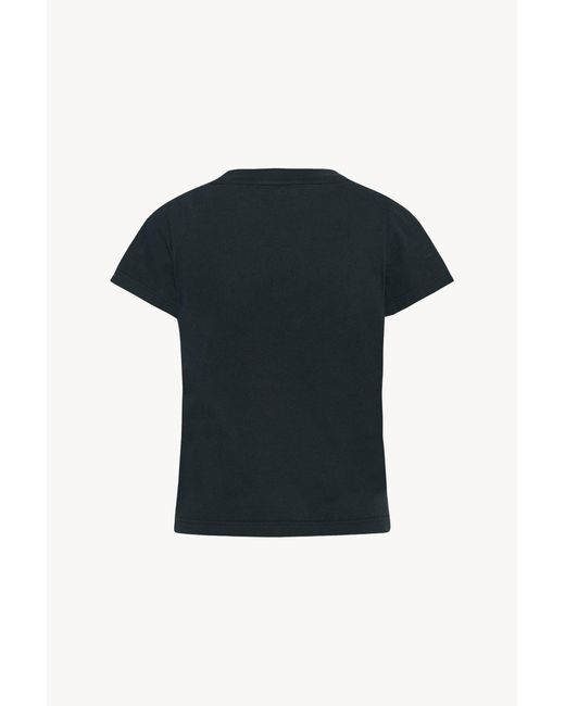 The Row Black Short-Sleeved T-Shirt