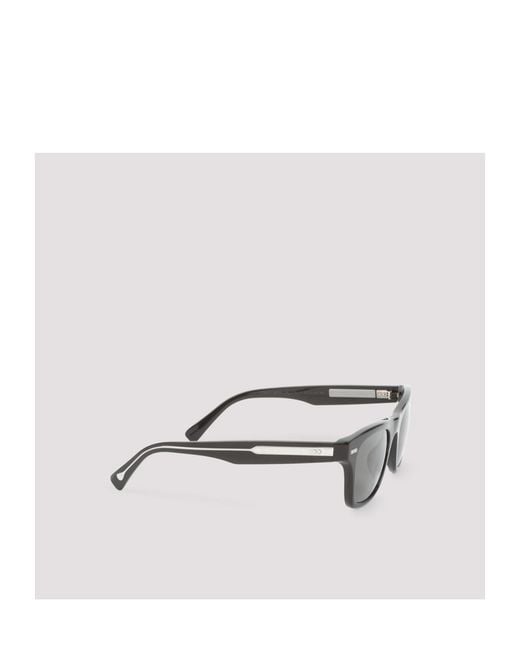 Brunello Cucinelli Gray Square Frame Sunglasses for men
