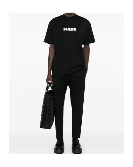 MSGM Black Mare T-Shirt for men