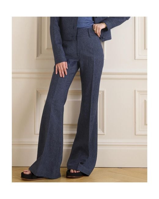 Gabriela Hearst Blue Rhein Trousers