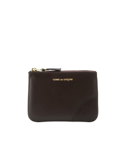 Comme des Garçons Black Zippered Change Purse for men