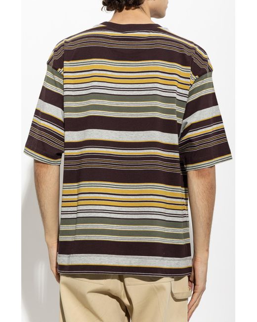 Dries Van Noten Multicolor Striped T-Shirt for men