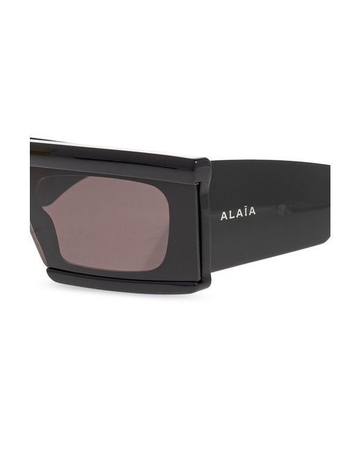 Alaïa Multicolor Alaïa Rectangle Frame Sunglasses