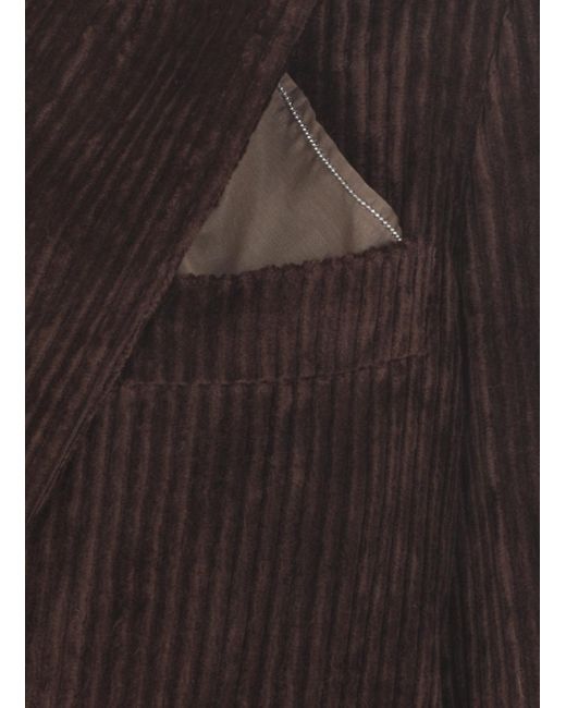 Peserico Black Corduroy Blazer