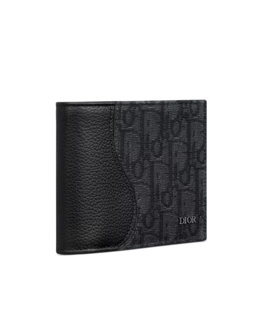 Dior Black Saddle Wallet for men