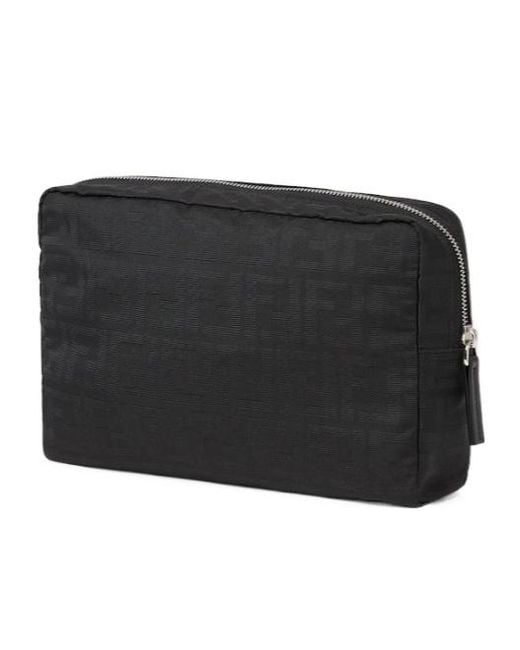Fendi Black Toiletry Case Medium for men
