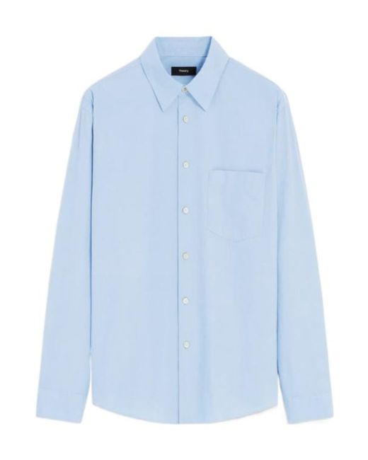 Theory Blue Weekend Shirt for men