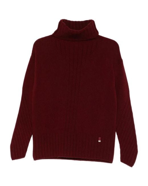 Herno Red Wool Jumper