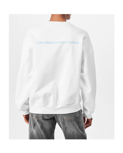 Balenciaga White Crew Sweater