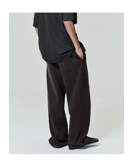 Fear Of God Brown Wide Leg Cotton Sweatpants for men