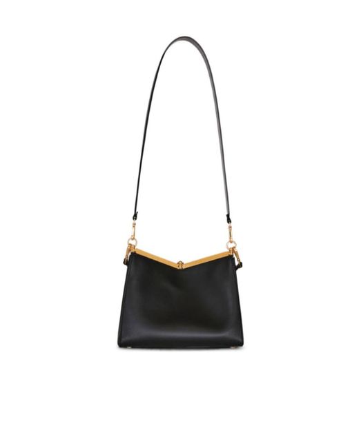 Etro Black Vela Medium Shoulder Bag