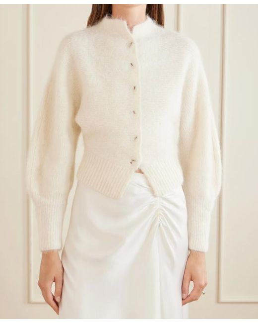 Sir White Cardigan Sweater