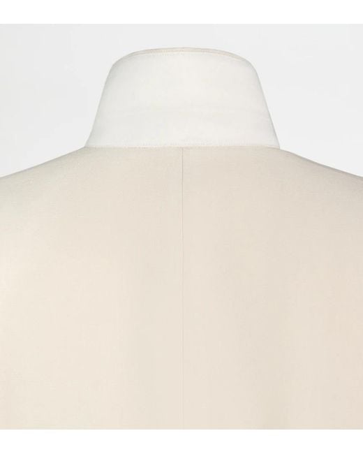 Tod's Natural Linem Belted Blazer