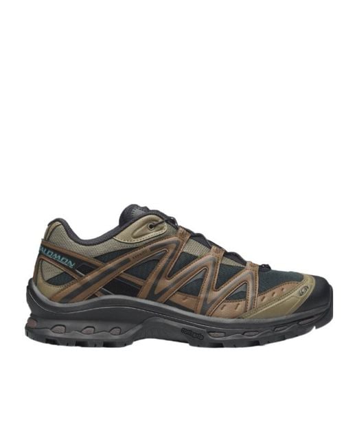 Salomon Lab Brown Salomon Xt-Quest Panelled Low Top Sneakers for men