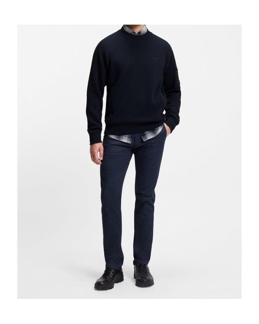 Boss Blue Boss Zipped Sleeve Pocket Sweatshirt for men