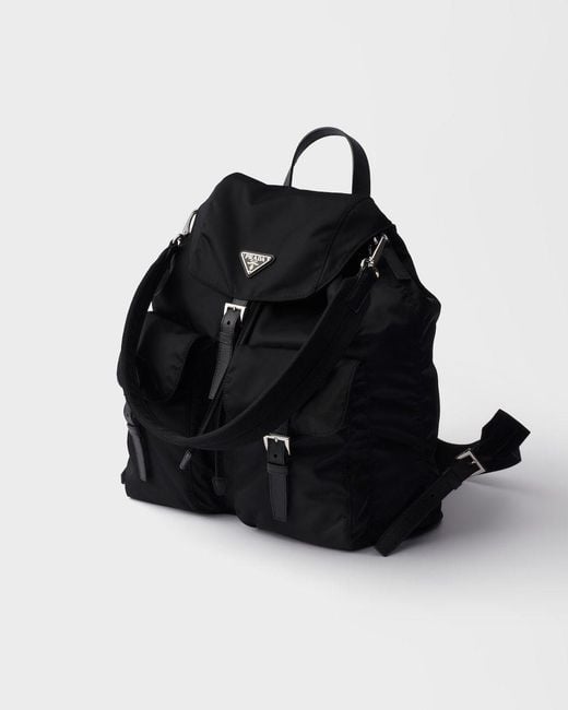 Prada Black Re-Nylon Backpack for men