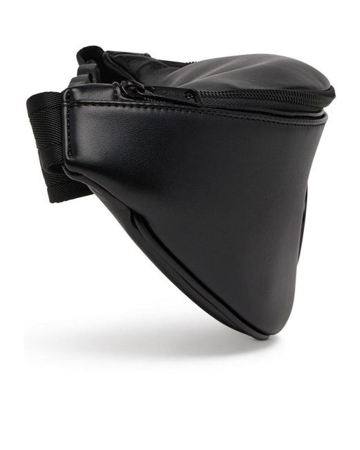 DIESEL Black Medium Holi-D Zipped Belt Bag for men