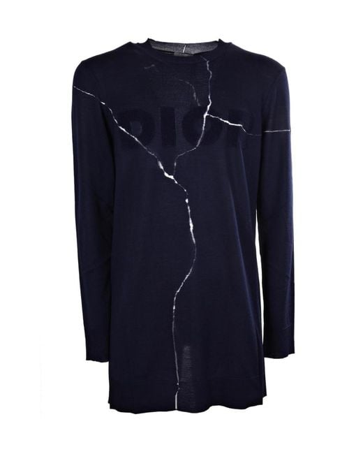 Dior Blue Sweater for men