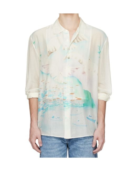Our Legacy White Adorn Shirt for men
