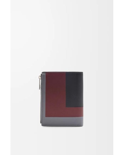 Loewe Purple Slim Compact Wallet