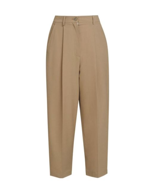 Marni Natural Logo Symbol Trousers