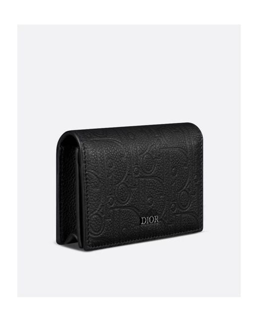 Dior Black Business Card Holder for men