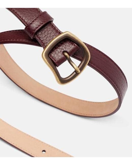 Gabriela Hearst Brown Simone Leather Belt
