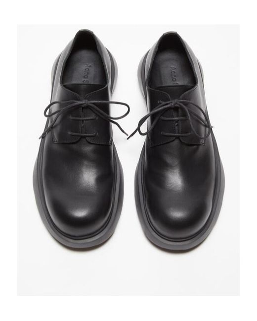 Acne Black Lace-Up Shoes for men