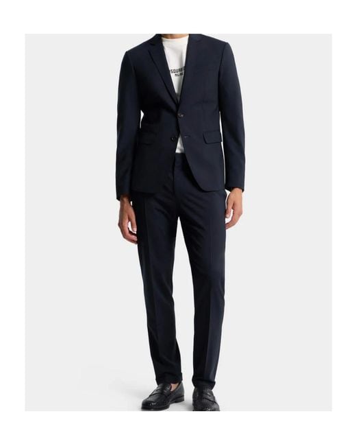 DSquared² Blue Single-Breasted Tailored Suit for men