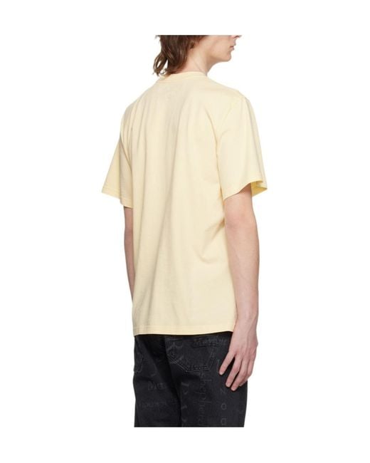 Martine Rose Metallic Graphic-Print Cotton T-Shirt for men