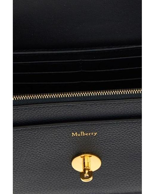 Mulberry Blue Small 'Darley' Shoulder Bag
